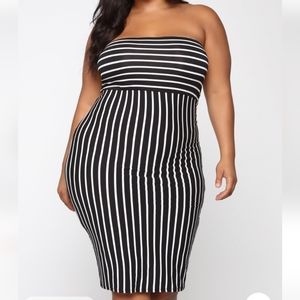 NWT Midi Black/White